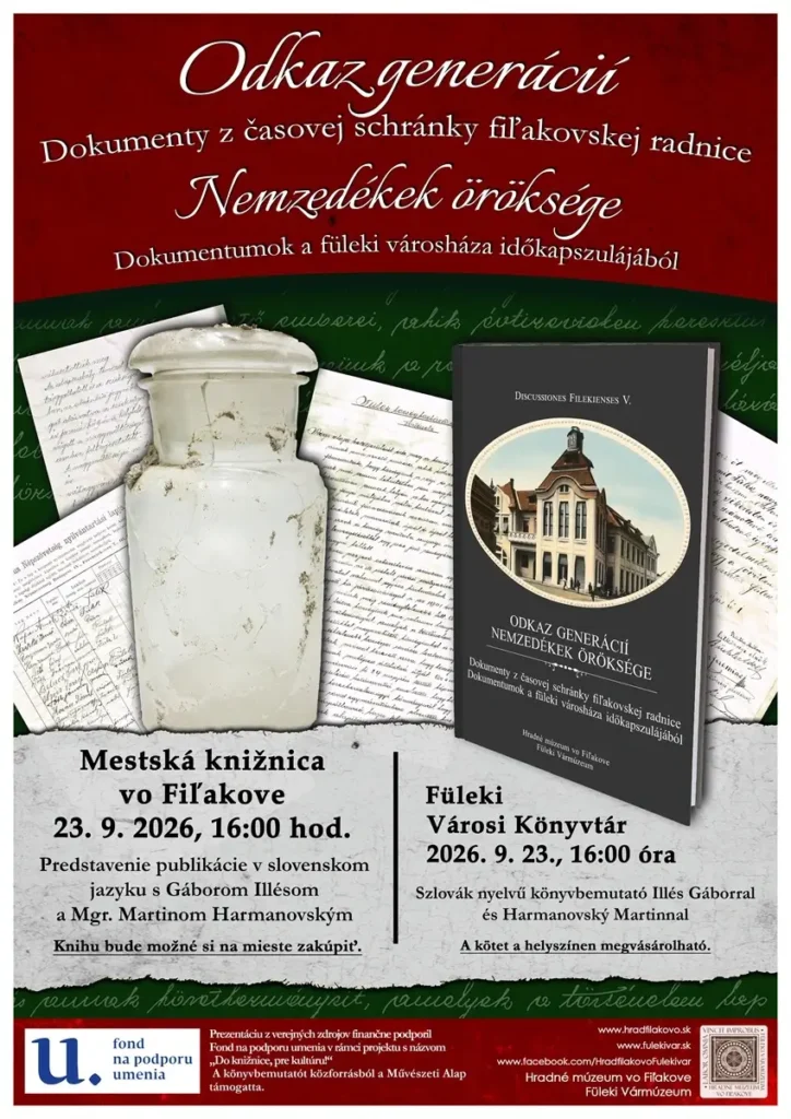 Odkaz generácií - časová schránka Fiľakovo