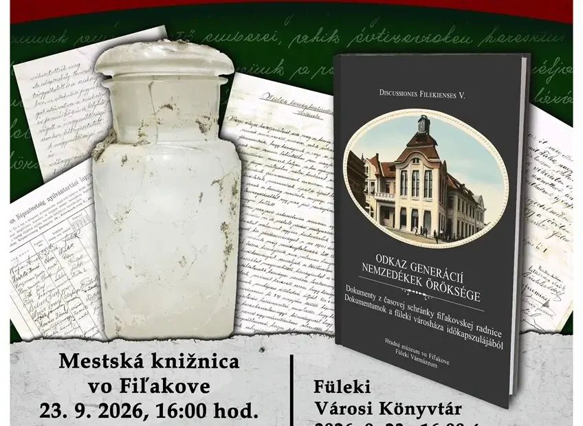 Odkaz generácií - časová schránka Fiľakovo